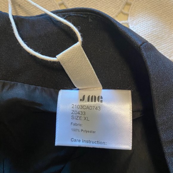 J.ING Inaya Black Asymmetrical Skirt - Black Mini Skirt - NWT, Never Worn - Picture 3 of 6